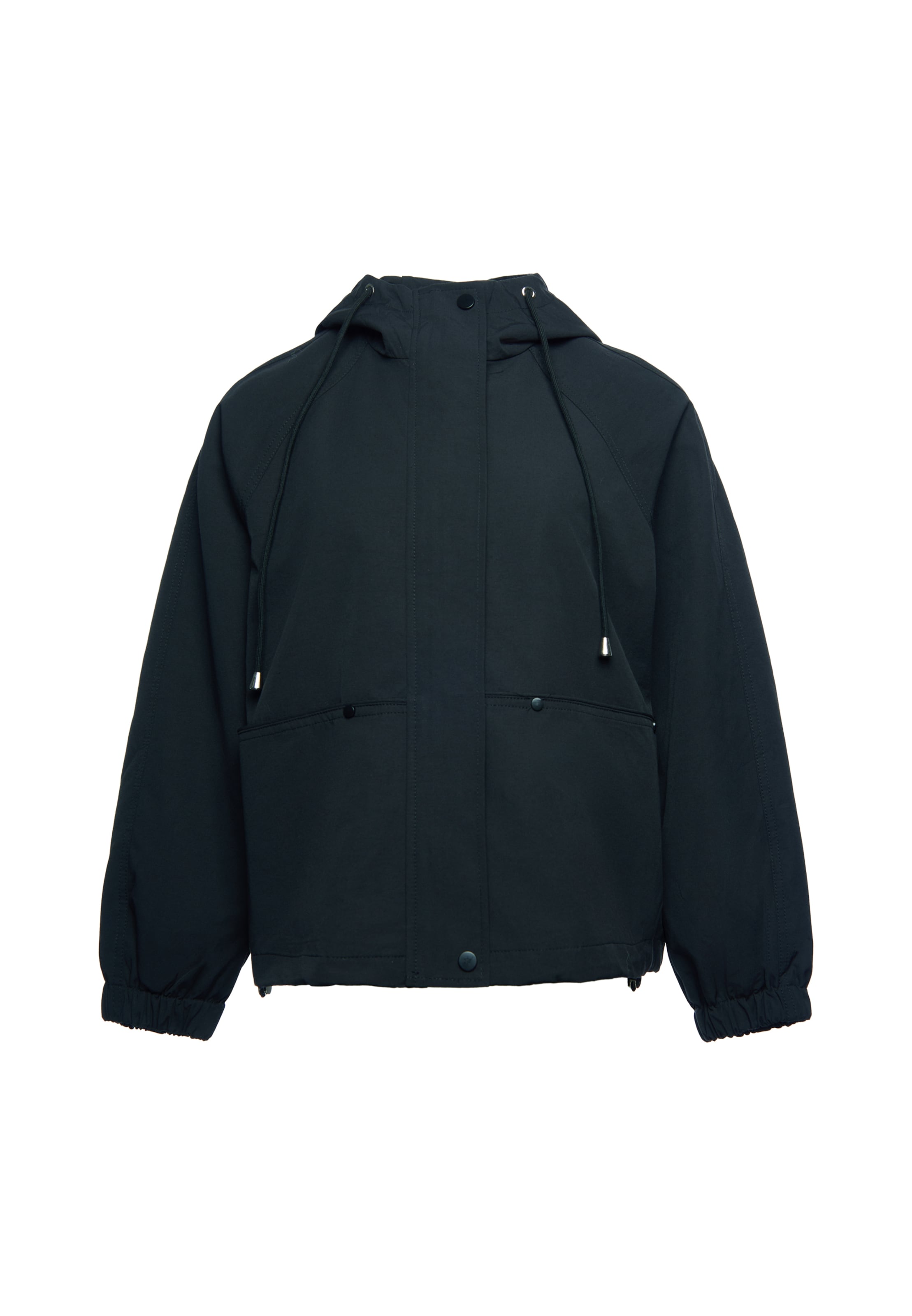Usha Between-season jacket in Black: front