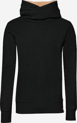 Sweat-shirt Fli Papigu en noir : devant