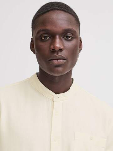 BLEND Regular fit Button Up Shirt 'Bobby' in White