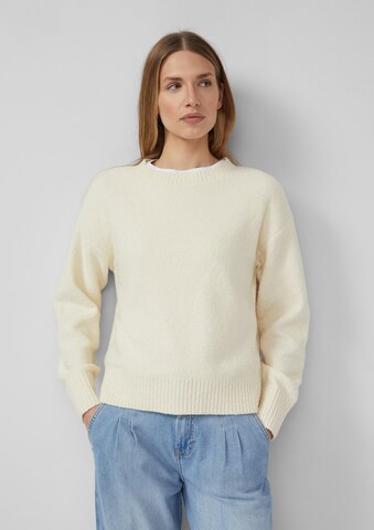 Pull-over s.Oliver en beige : devant