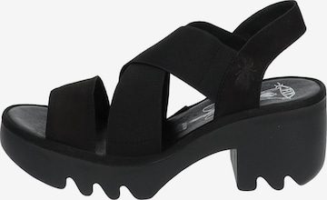 FLY LONDON Strap Sandals in Black