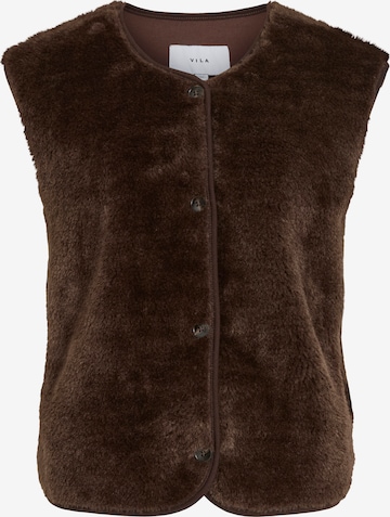 VILA Bodywarmer 'VIFALLULAH' in Bruin: voorkant