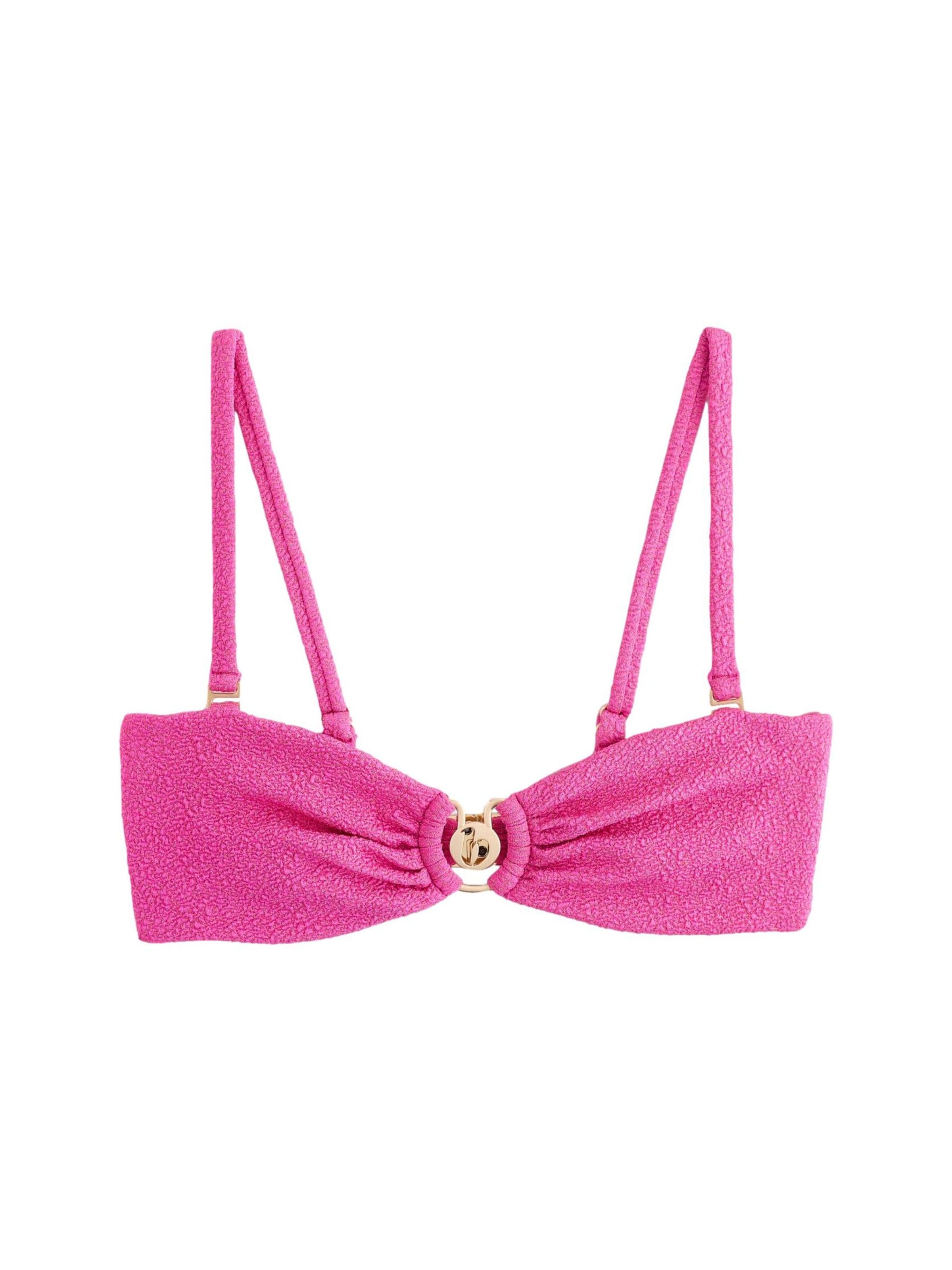 B by Ted Baker Bandeau Bikinitop in Roze: voorkant