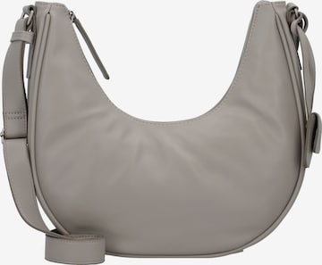 TOM TAILOR DENIM Schoudertas 'Bena' in Grijs: voorkant