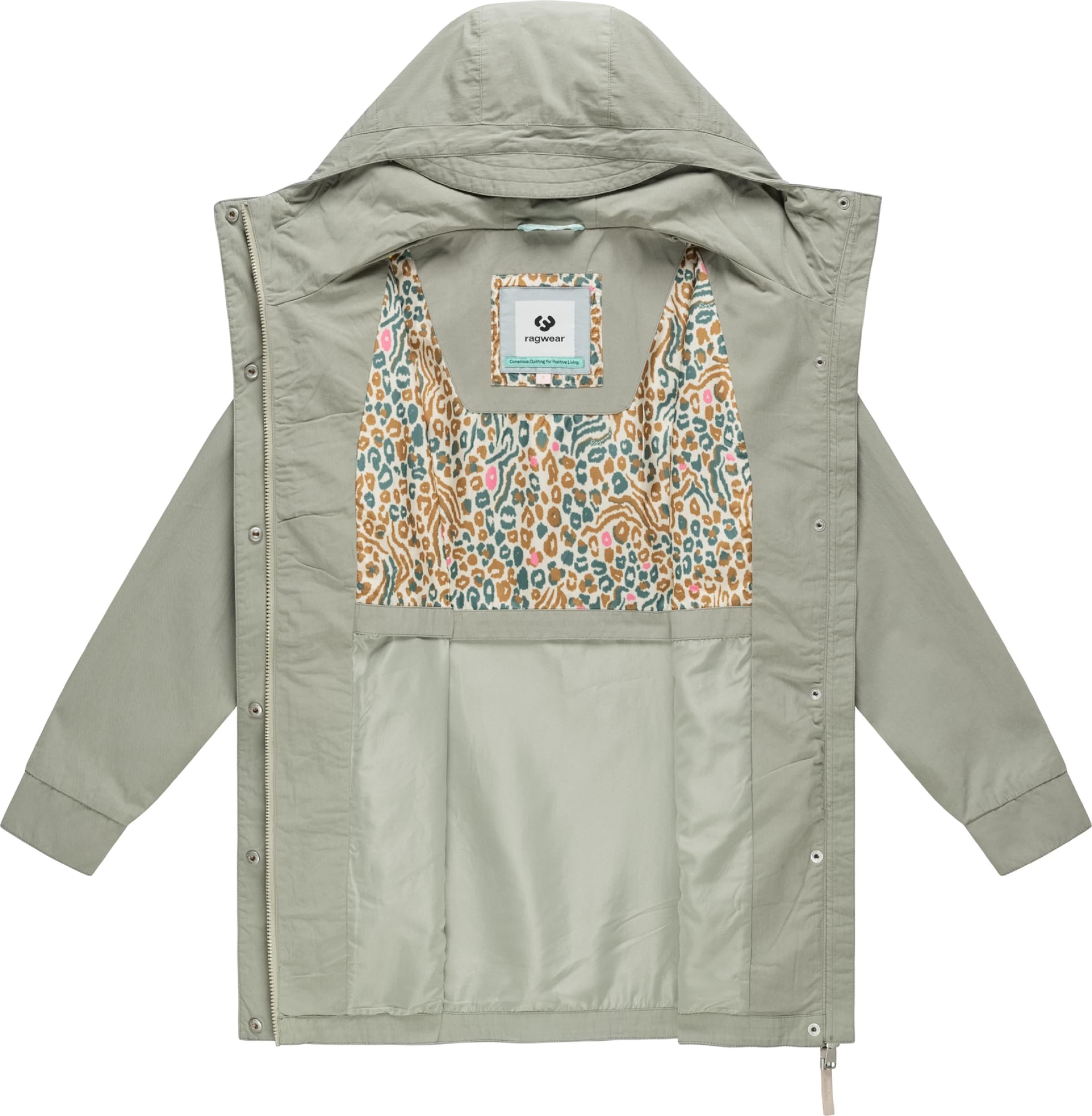 Ragwear Tussenmantel 'Lamyja B' in Groen