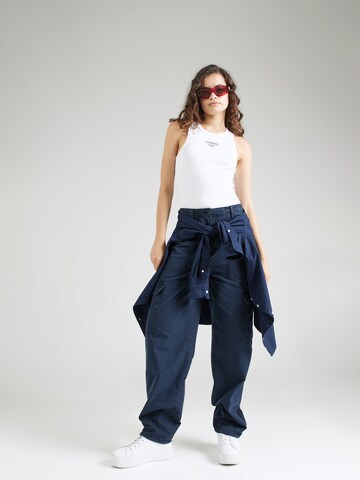 Tommy Jeans Top 'Essential' in Weiß