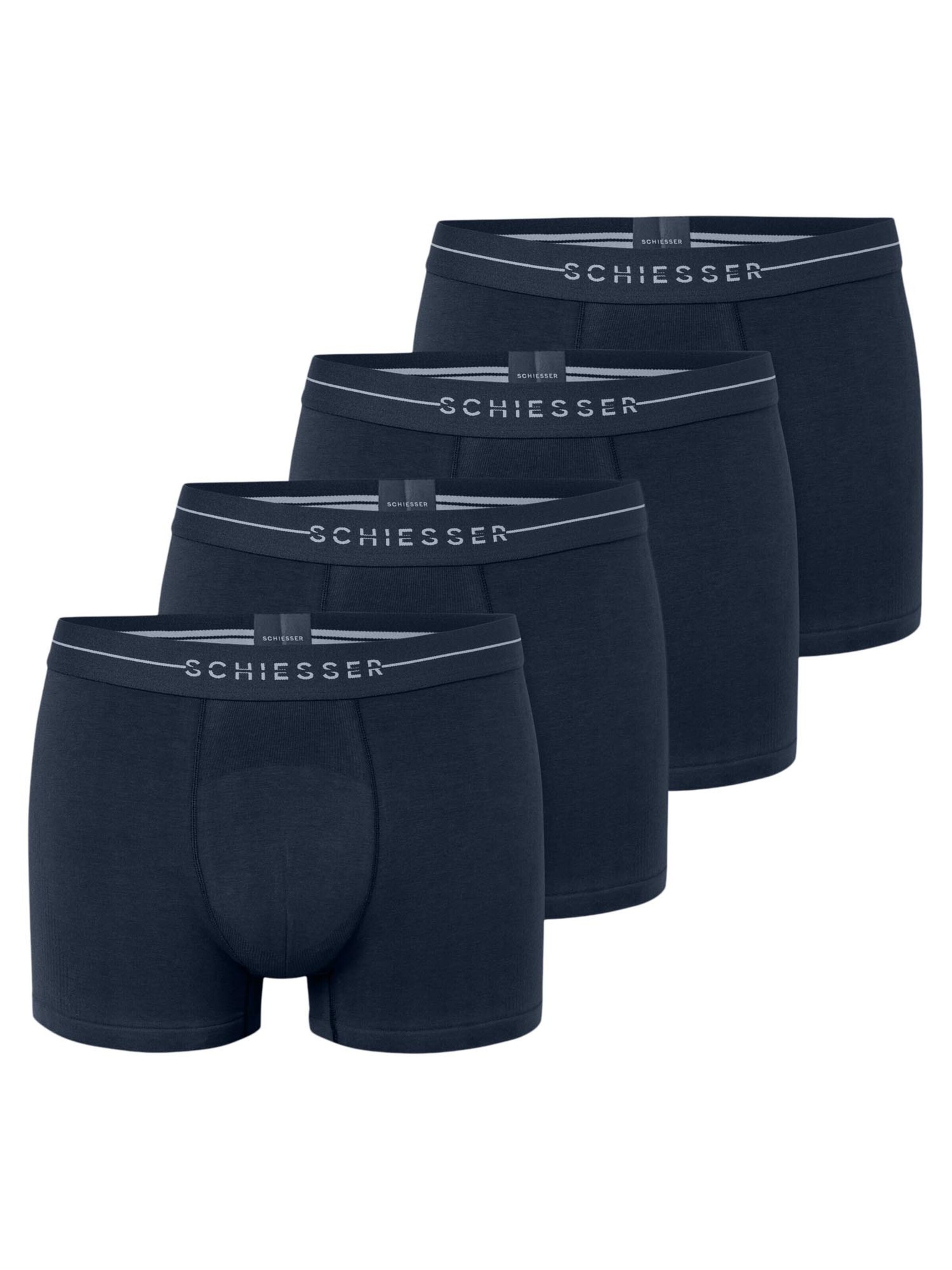 SCHIESSER Boxershorts 'Cotton Flex'‌ in Blau: Vorderseite