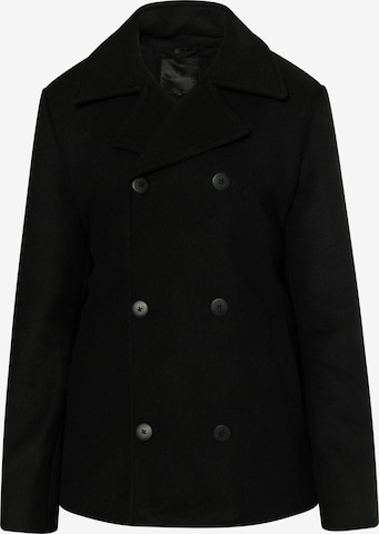 DreiMaster Klassik Between-Seasons Coat in Black: front