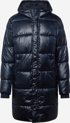 Matinique Winter coat 'Rogan' in Blue: front
