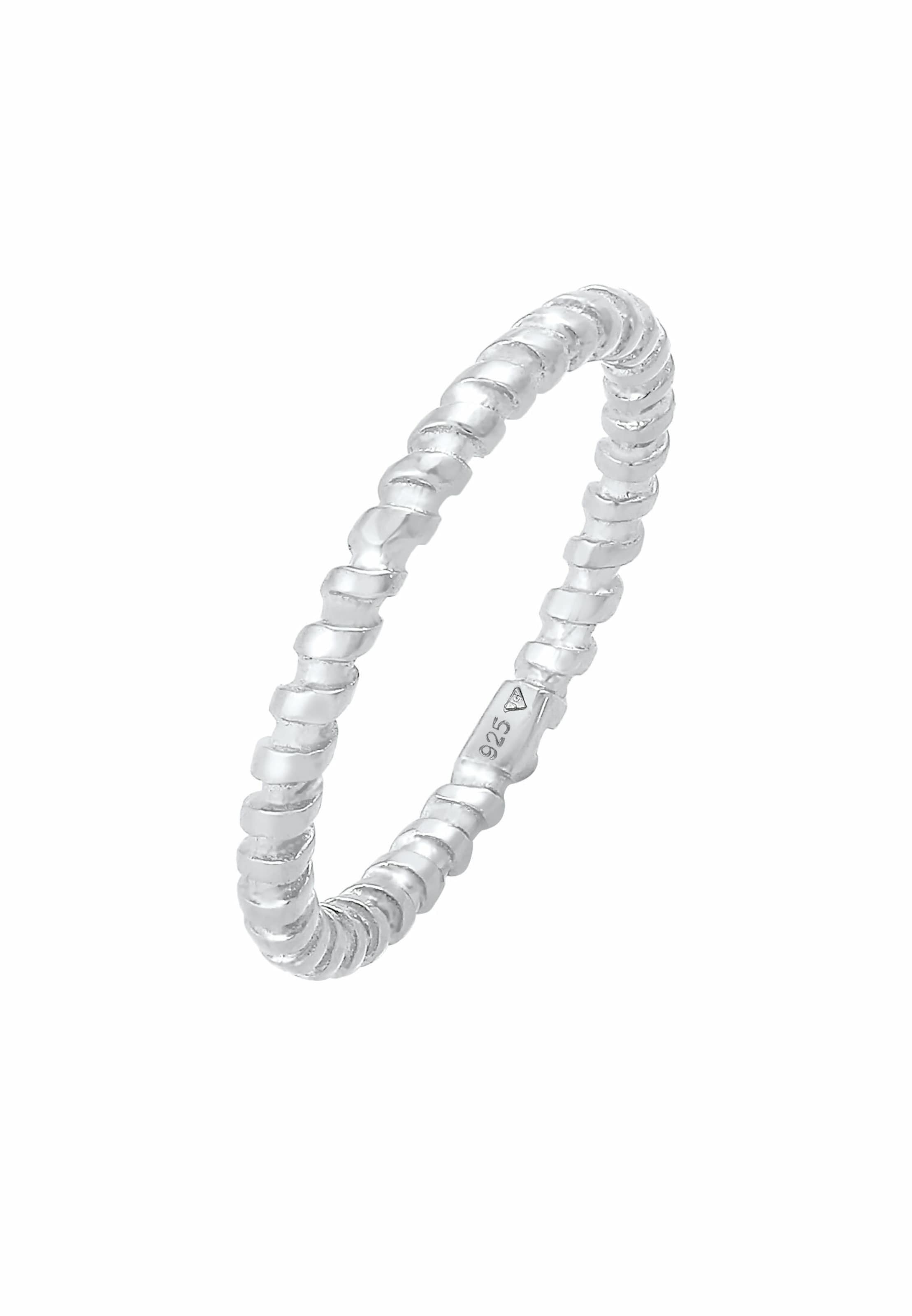 Bague ELLI en argent : devant