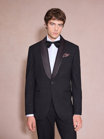 Next Regular fit Business-colbert in Zwart: voorkant