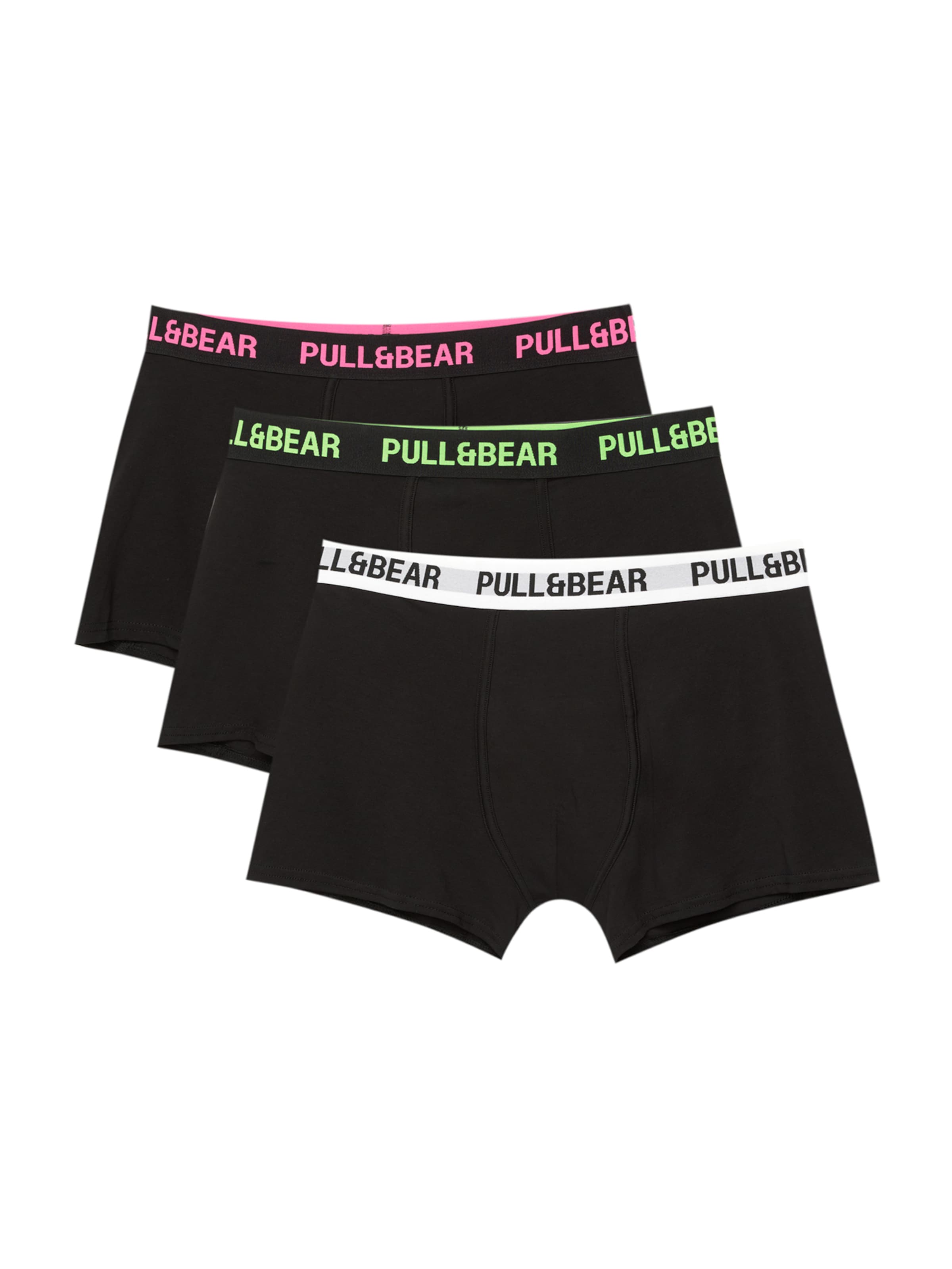 Pull&BearBokserice - crna boja: prednji dio