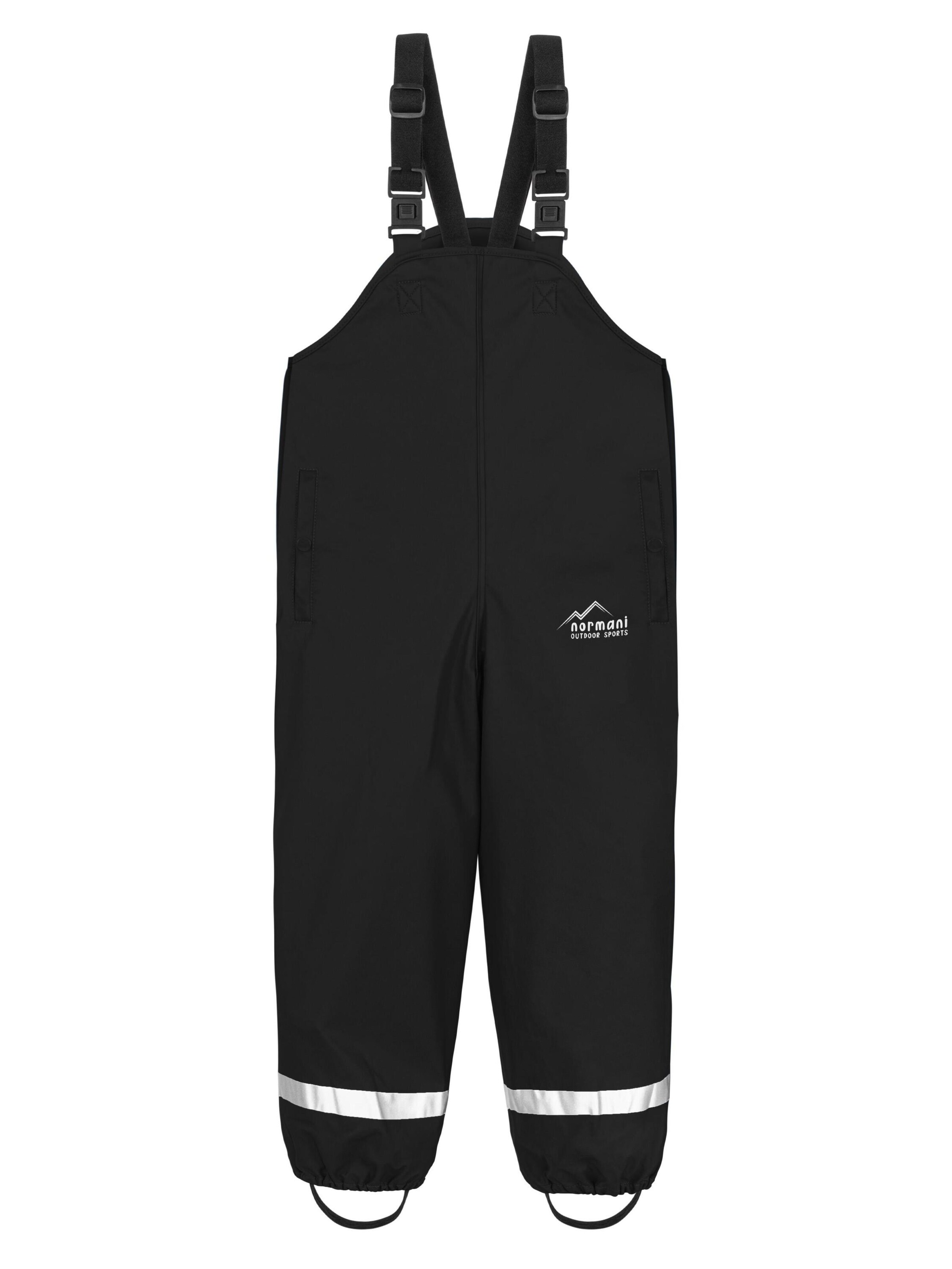 normani Regular Funktionshose 'Skjolden' in Schwarz: Vorderseite