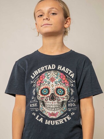 T-Shirt 'Craneo' Deeluxe en bleu