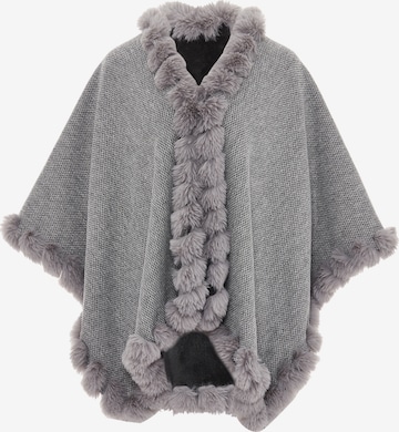 FRAULLY Cape in Grey: front