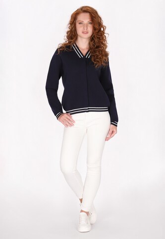 Cardigan DreiMaster Maritim en bleu