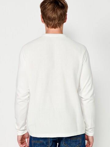 KOROSHI Pullover 'Punto' i hvid