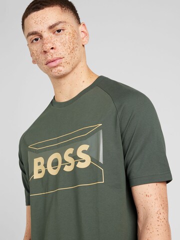 BOSS Футболка в Зеленый