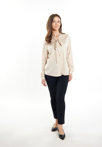 usha BLACK LABEL Blouse 'Nowles' in Beige