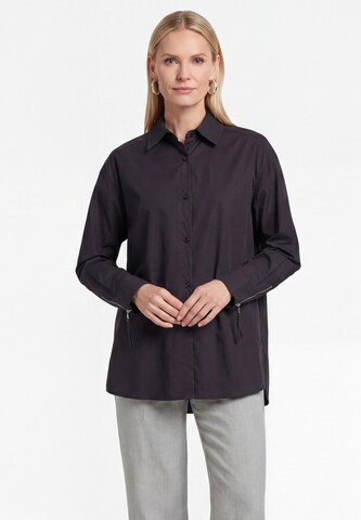 Chemisier usha WHITE LABEL en noir : devant