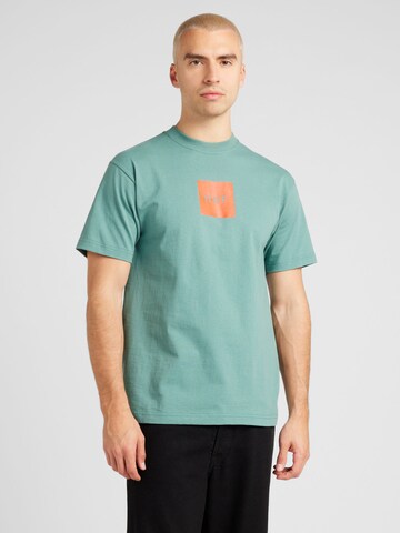 T-Shirt HUF en vert : devant