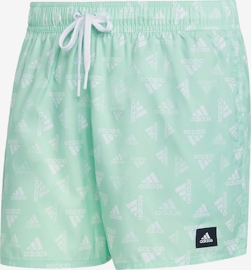 ADIDAS SPORTSWEAR Swimming Trunks in Green: front