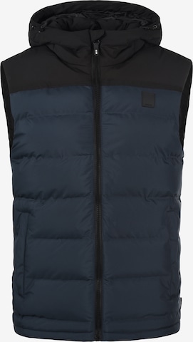 INDICODE JEANS Bodywarmer 'Iulius' in Blauw: voorkant