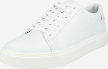 Calvin Klein Låg sneaker i vit: framsida