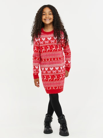 Threadgirls Kleid in Rot: Vorderseite