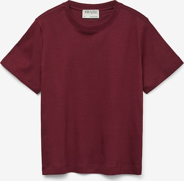 Aware T-Shirt 'VMNAIMA' in Rot: Vorderseite