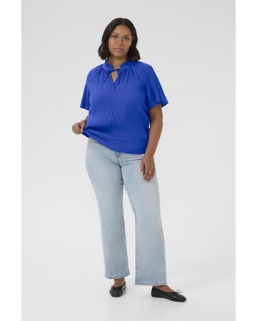 Chemisier 'Lisana' KAFFE CURVE en bleu