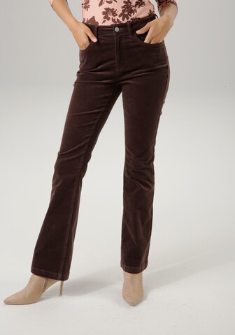 Aniston CASUAL Regular Hose in Braun: Vorderseite
