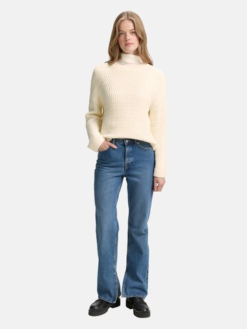 TOM TAILOR DENIM Sweater in White