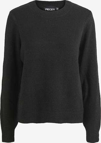 Pull-over 'Janita' PIECES en noir : devant