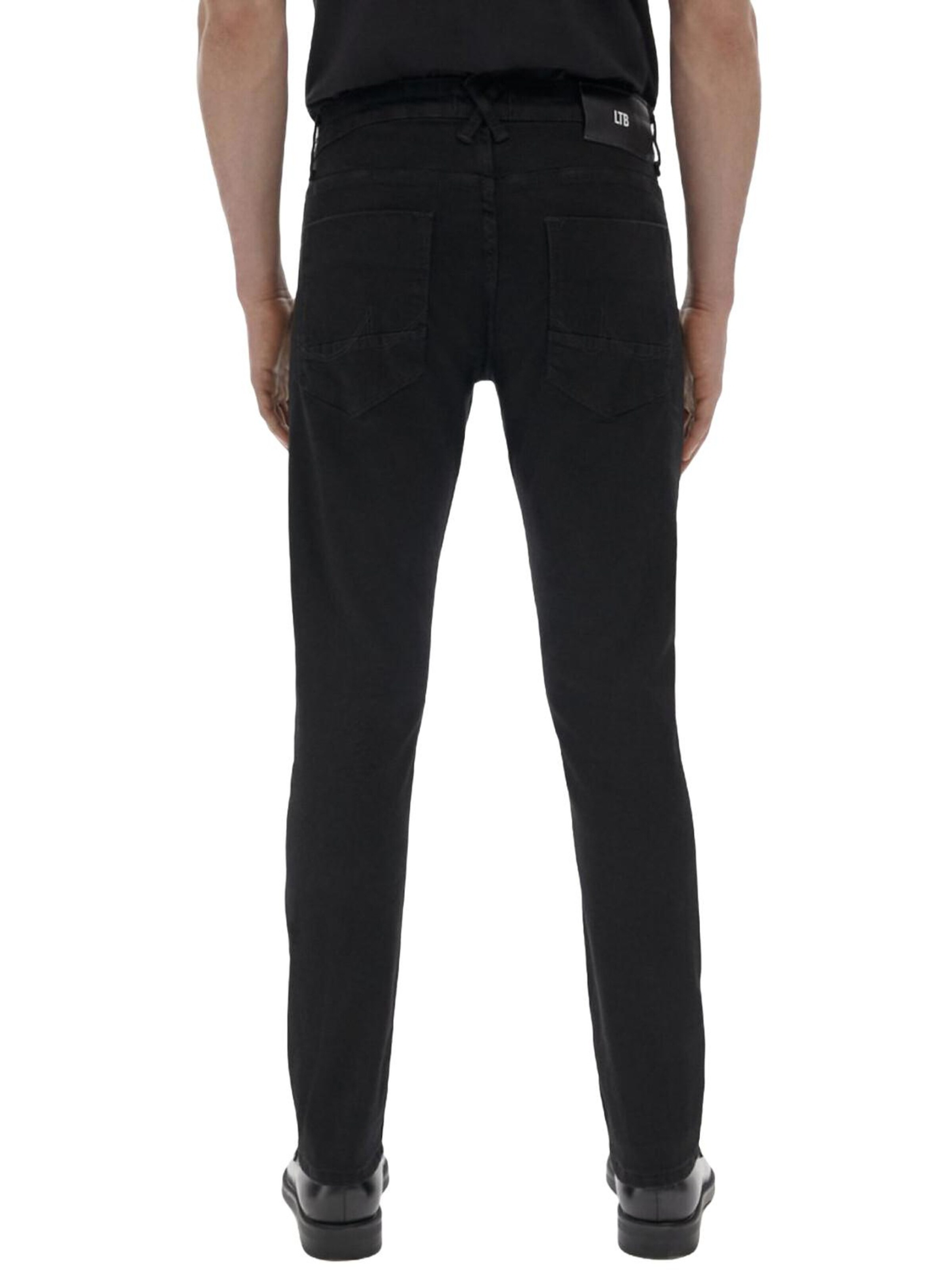 LTB Jeans - Slimfit Vaquero 'LTB Jeans Herren Joshua Skinny Leg Low Waist Jeanshose' en negro