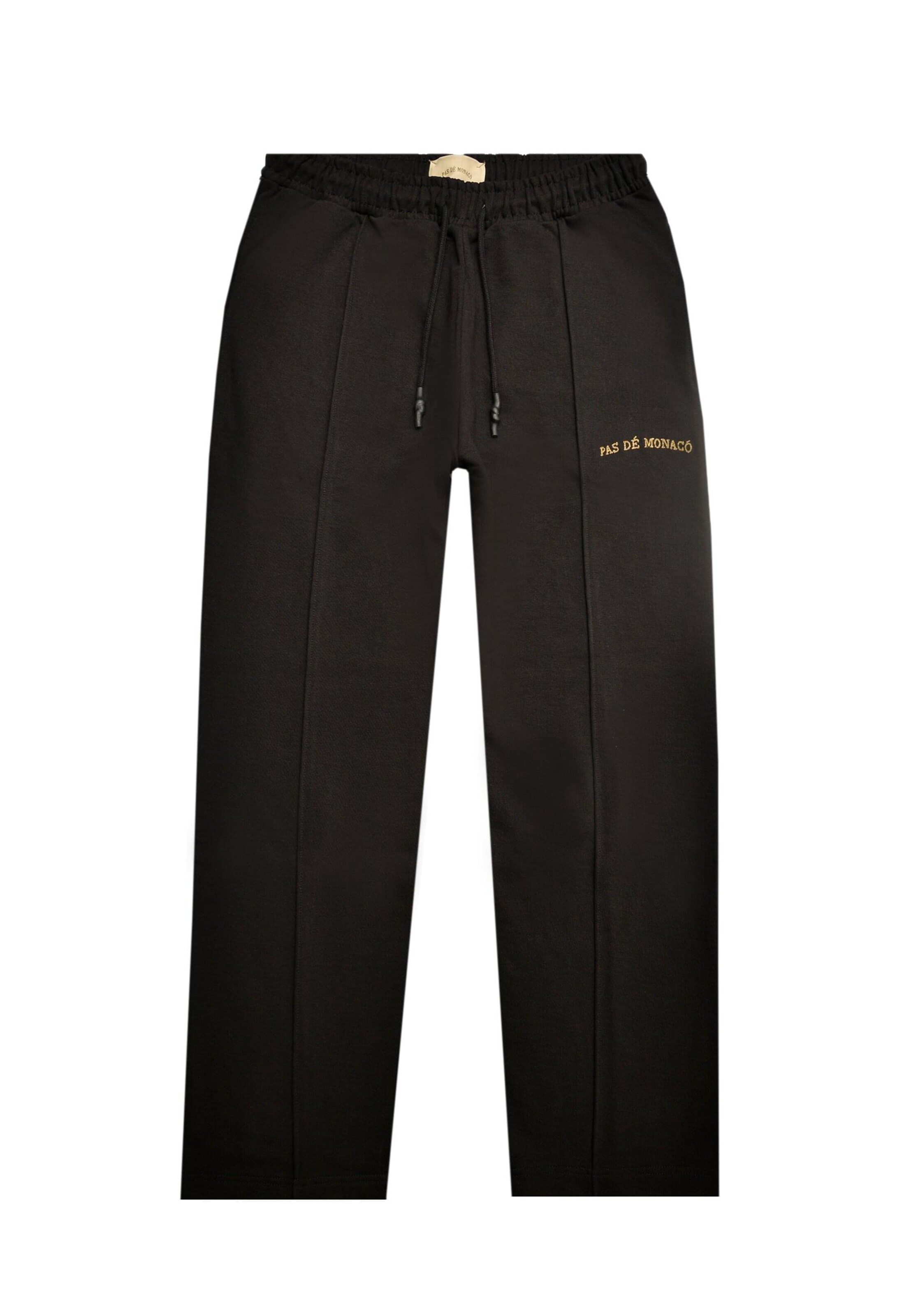 Loosefit Pantaloni 'Broderie' di Pas De Monaco in nero: frontale