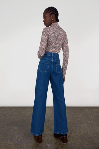 Aligne Wide Leg Jeans 'Freda' i blå