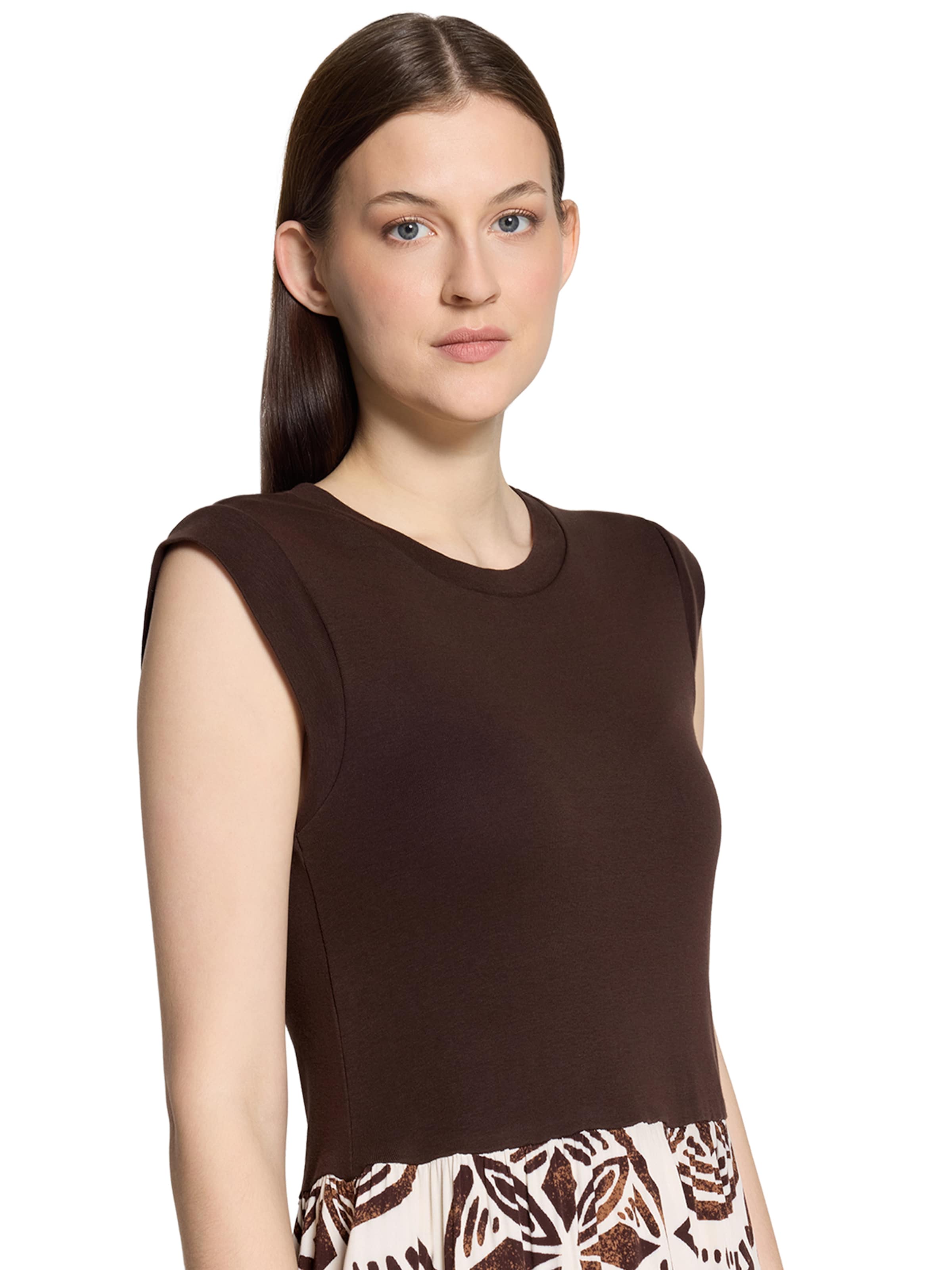 Cartoon Kleid in Braun