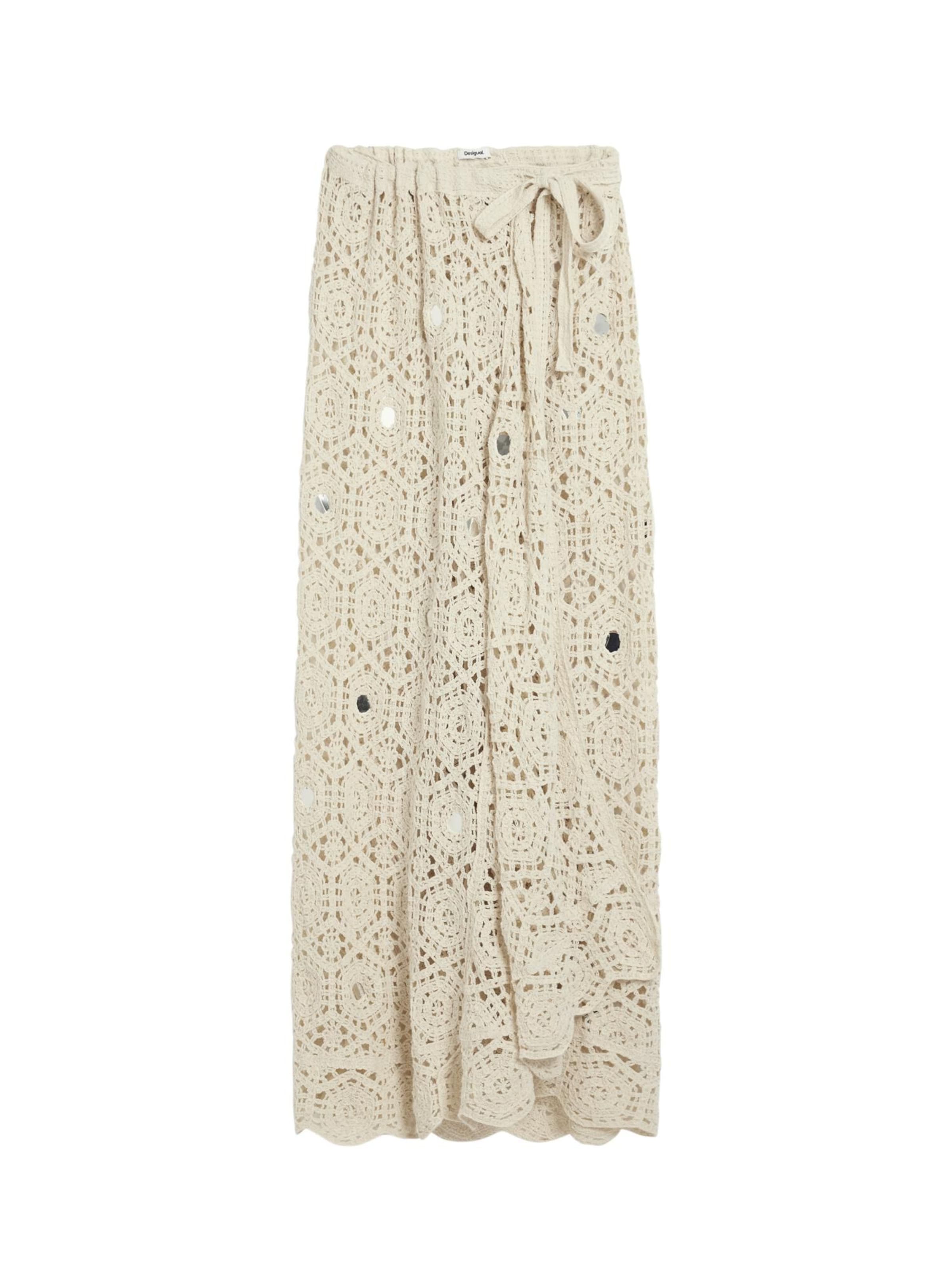 Desigual Rok in Wit: voorkant