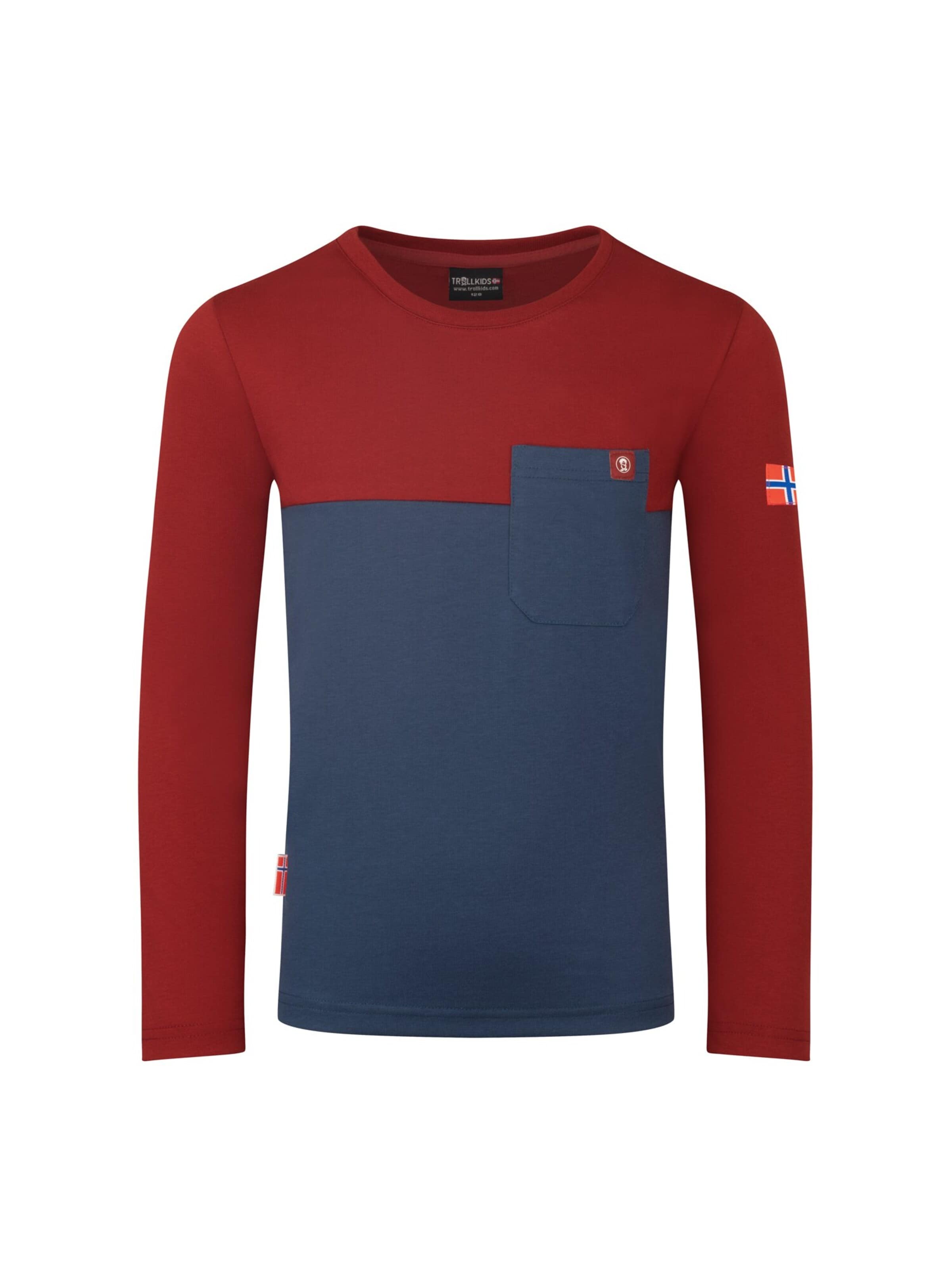 TROLLKIDS Performance Shirt in Blue: front