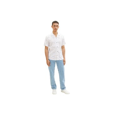 Coupe regular Chemise TOM TAILOR en blanc