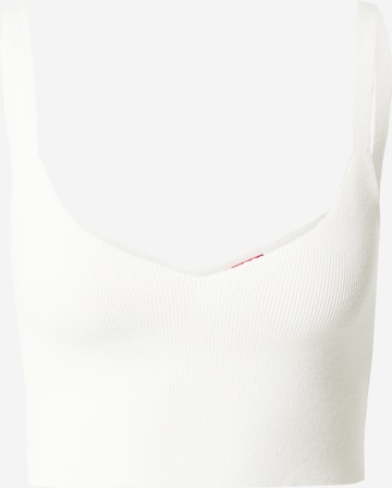 Tops en tricot 'Sanderina' HUGO Red en blanc : devant