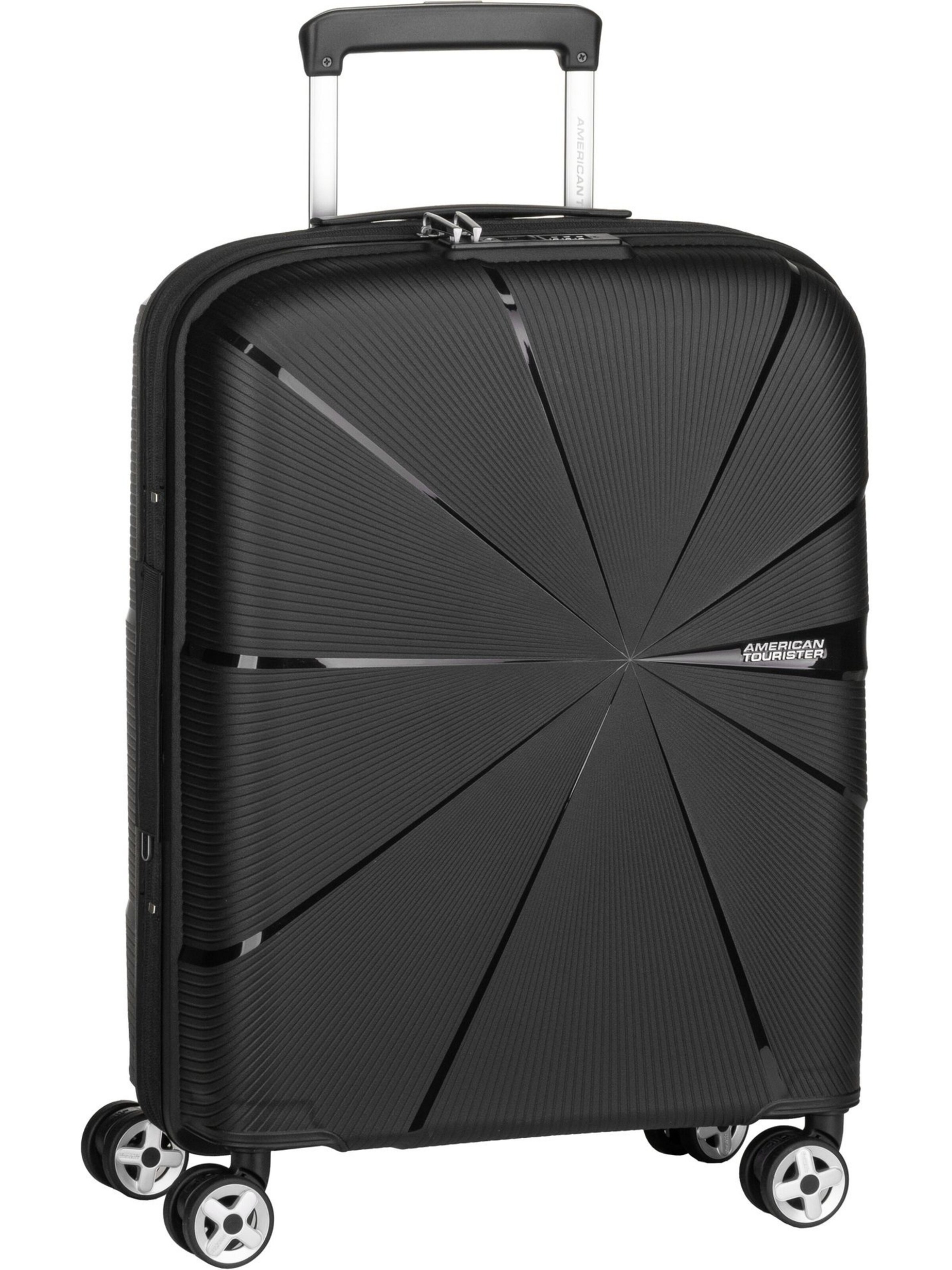 American Tourister Trolley 'Starvibe Spinner 55 EXP' in Black: front