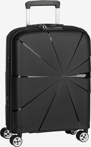 American Tourister Cart 'Starvibe Spinner 55 EXP' in Black: front