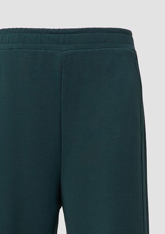 s.Oliver Wide Leg Hose in Grün