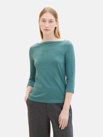 TOM TAILOR Shirt in Groen: voorkant