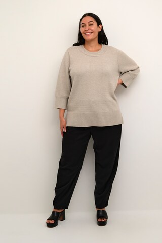 KAFFE CURVE Sweater 'Marna' in Beige