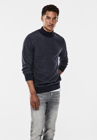 Street One MEN Pullover in Blau: Vorderseite