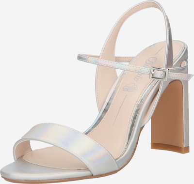 BUFFALO Siksniņsandales 'Jean', krāsa - Sudrabs, Preces skats