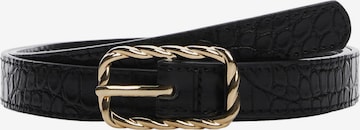 Ceinture 'POLINA' MANGO en noir : devant